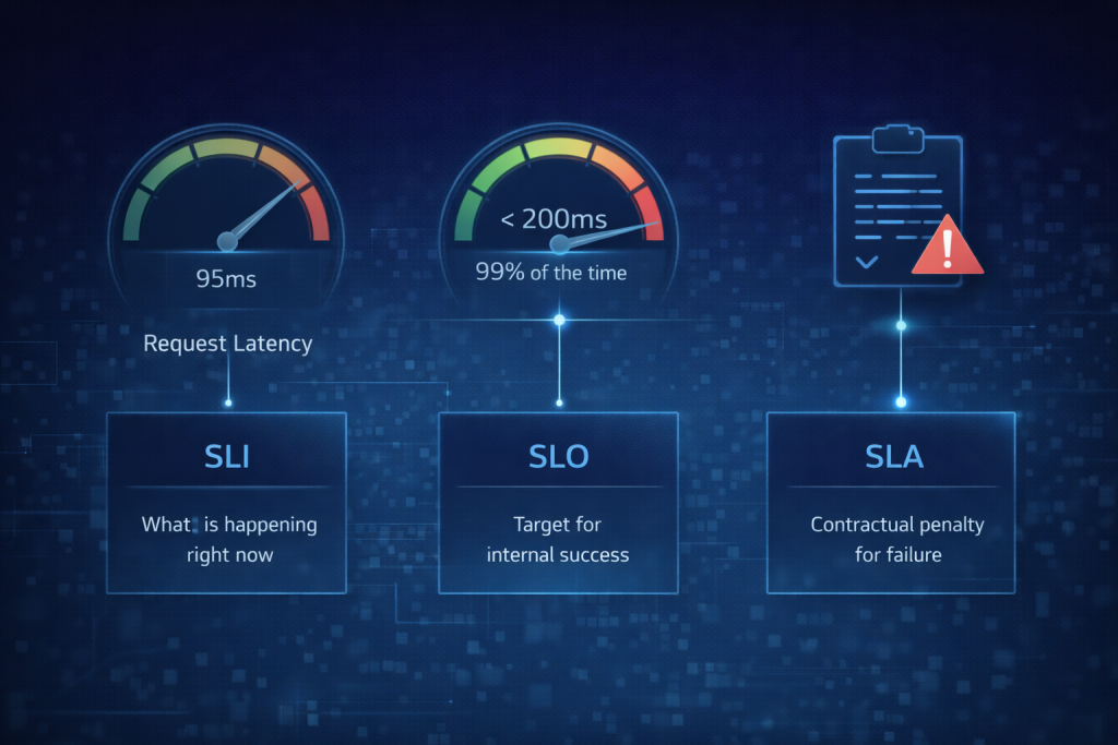 SRE metrics diagram